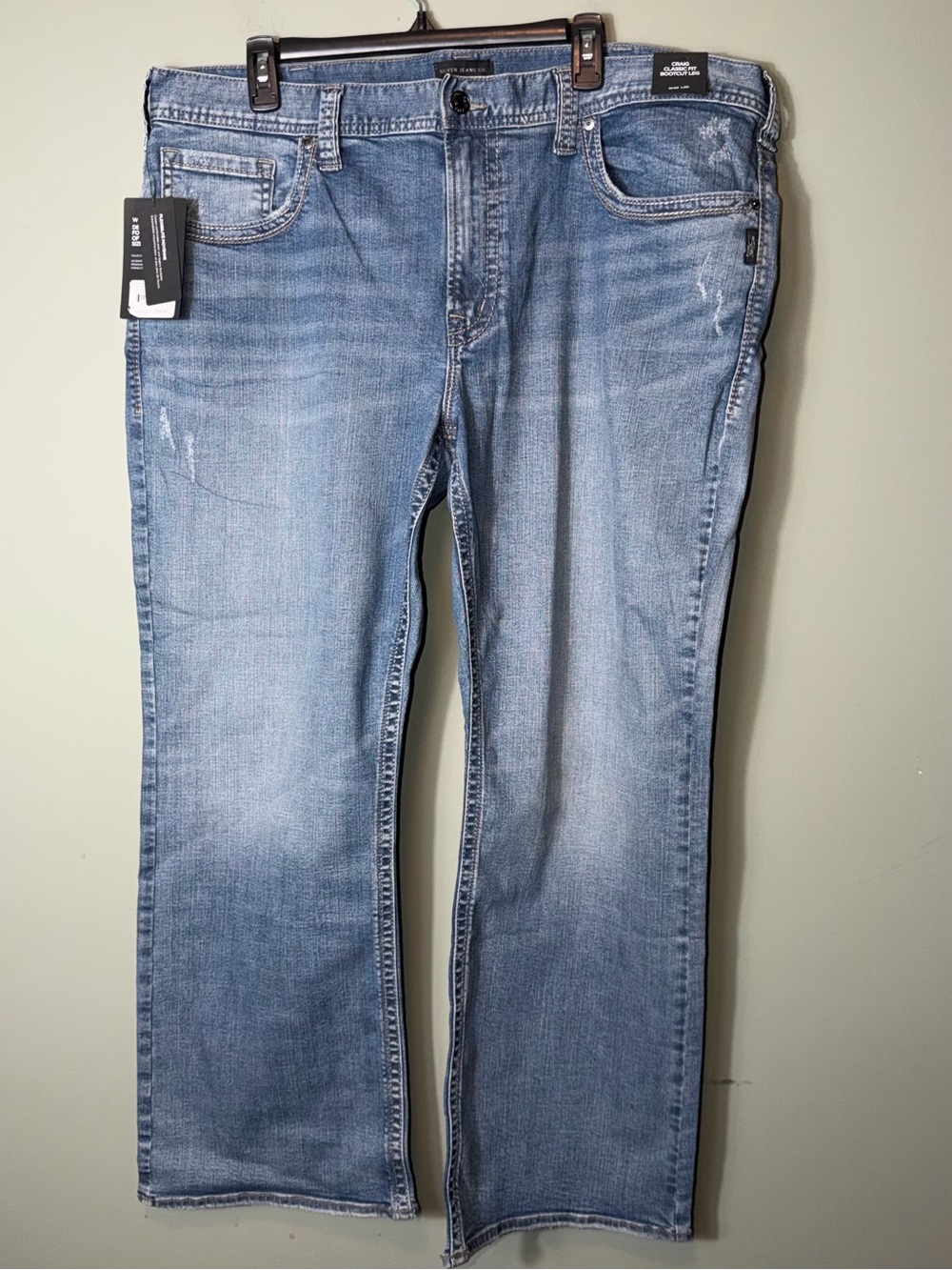 Silver Jeans Co Men’s Craig Classic Fit Bootcut Leg W40 L30 NEW with tags